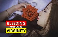 virginity girl losing bleeding after loosing bleed do long asian