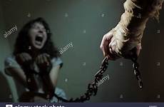 chained prisoner esclave alamy slaves prisonnier enchaîné