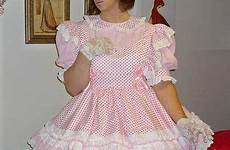 sissy dress pink maid petticoats prissy husband boy pretty choose board girly maids outfits
