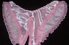 panties satin crotchless trimmed lace revisit later favorites item add