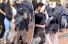 hijab muslim girl twerking street big birmingham women death wearing threats filmed islamic twerks having sent