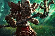tauren wow shaman fan druid