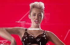 miley will am cyrus pvc raunchy piece video two article she tight performs dancers promo peas eyed star her