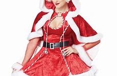 claus mrs sexy costume adult santa christmas women size candy dress large costumes available cane views