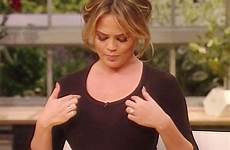 chrissy dd boobs 40 she teigen nipples show double their her size reveals pregnant has plus cleavage fablife when happy