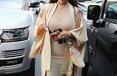 kardashian cleavage flashes mirror revealing clinging fameflynet