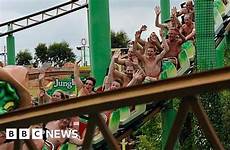 naked rollercoaster record park roller coaster adventure island southend bbc attempt england
