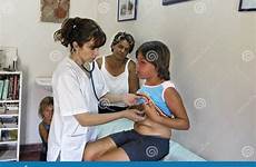 doctor medical girl examination female paraguay paraguayan cheek family