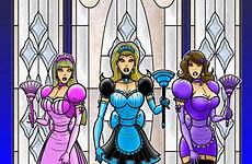sissy deviantart bridesmaids maids drawings finished maid commission brothers tg girl feminized cartoons cartoon comics deviant girls