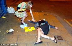 manchester girl drunk minimum drunkenness drunken unconscious ground drinking 50p combat drinks price alone lies centre city after would