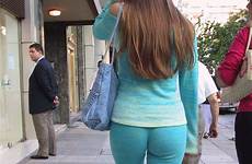 pants yoga candid ass crack leggings sexy spandex blue riding her shorts perfect creepshots beautiful stretch