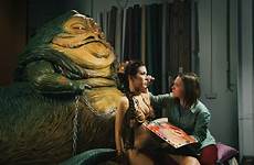 wars star madame tussauds leia wax jabba slave bikini jedi looking am master yoda museum sculpture coming galaxy