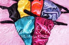 sissy thong panties shiny sides panty reusable