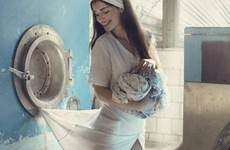 laundry girls steamy doing hot