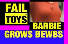 barbie boobs funny growing doll toys fail mozart mattel skipper gif