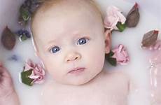 baby bath milk beautiful rosie photographer do