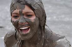 girls mudding mud happy girl muddy wam collection