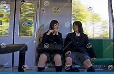train japanese girls railway coach metro stock
