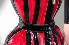 corset waist leather locked locking corsets punishment maid dress into lock bondage heels forced training body outfit pair step twitter