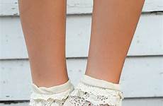 anklet frilly bootcuffsocks cuffs
