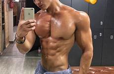 men hot muscular sexy muscle boy male boys towel blond selfies