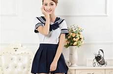 japanese school uniform girl sailor outfit cosplay sexy dress costume college suit skirt preppy set costumes female