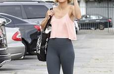 mccord annalynne angeles los spandex leggings tights sexy hot celebmafia braless yoga camisole extremely looking candids errands running while story