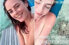 kaya scodelario topless hot nude instagram story