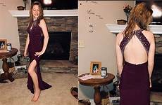 slut teen prom dress shaming her boyfriend gown accused who reveals