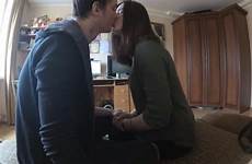 teen passionate kiss couple cute