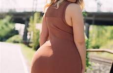 big plus size bum butts model her dress showing off bums brown curvaceous look curves hohner effort celebrate light