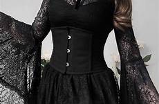 corset grunge emo outfit bodycon punk accessorie streetwear bustier edgy