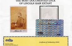 lincoln hair relic abraham assassination most extant documented lock lot