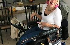 wheelchair amputee lady cp
