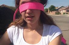 folded blindfolded