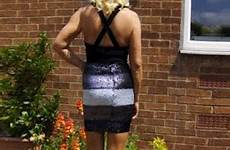 fishnet widow pesch wows mum check miniskirts