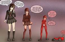 tf inanimate pantyhose red into
