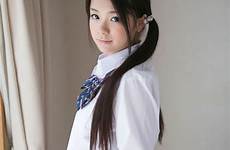 tsuruta kana schoolgirl japan gravure sexy papan pilih cosplay uniforms kunjungi