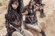 apocalyptic post wasteland costume fashion girl apocalypse clothing postapocalyptic shot steampunk cosplay dreads mad beauties dystopian max warrior instagram cyberpunk