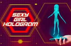 hologram girl augmented reality sexy