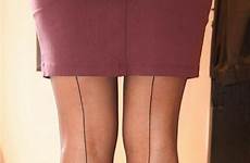 stockings heels high nylon lingerie pumps suspender heel brown stiletto legs