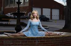 wallpaper ballerina blonde girl dress blue 4k fountain wallpapers uhd lady pc other