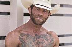 cowboys hunks shirtless inked abs studs bearded beard