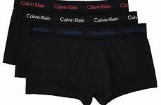 klein calvin airforce stretch trunk cayenne rise cotton pack low blue multipacks