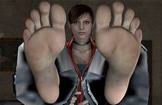 feet claire redfield