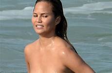chrissy teigen topless beach naked nude babes shoot sexy miami hot celebrity model celebrities celebs off vagina leaked top candid