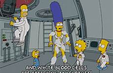 gif simpson simpsons homer marge bart gifs space blood cells white lisa giphy search everything has
