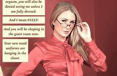 captions mistress role reversal chastity female maid submissive supremacy denial drive google uniform