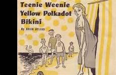 itsy bikini bitsy yellow polka dot teenie weenie hyland brian wore she poka song polkadot bitsie novelty tinie winie jimmy