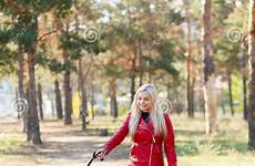 dog blonde walking girl forest concept animal pretty preview stock